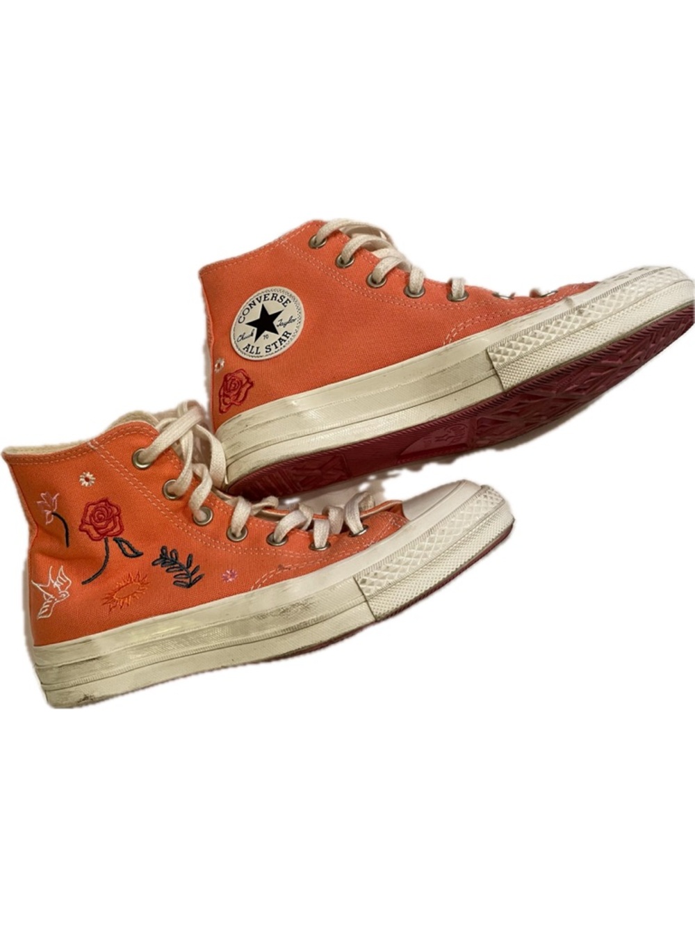 Converse Chuck 70 Summer Embroidery in color Watermelon Slushy Egret - Picture 2 of 12